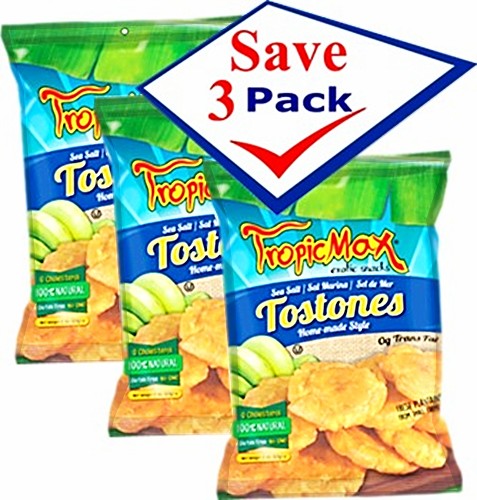 Tropic Max Mini Tostones with Sea Salt 2 oz Pack of 3
